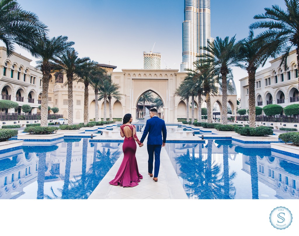 Burj Khalifa Engagement Photos | Stunning Moments 