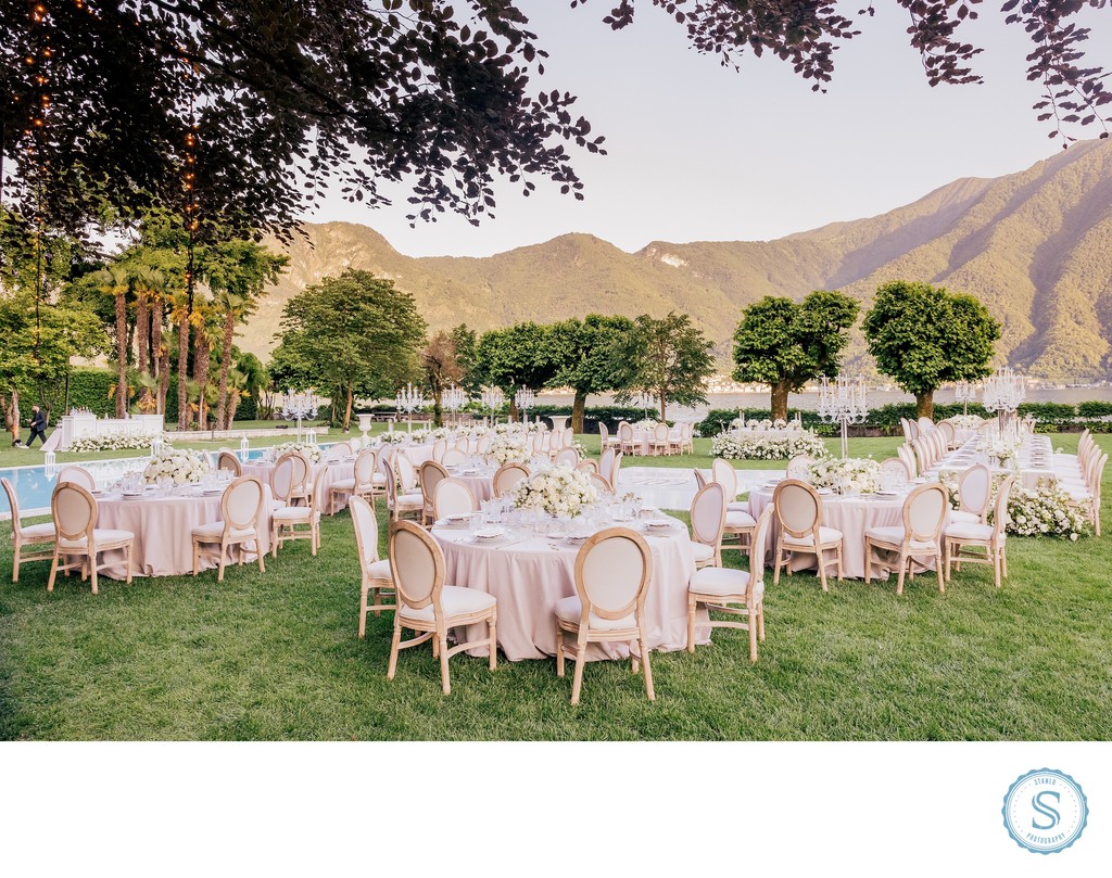 Villa Balbiano Wedding Decor