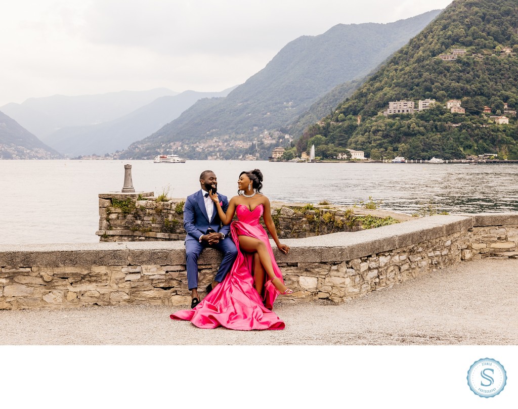 Lake Como Engagement Photography