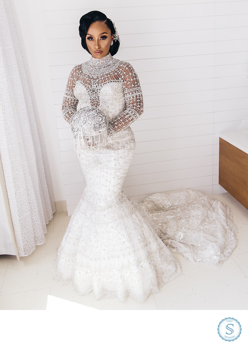 Black Bahamas Bride Dress 