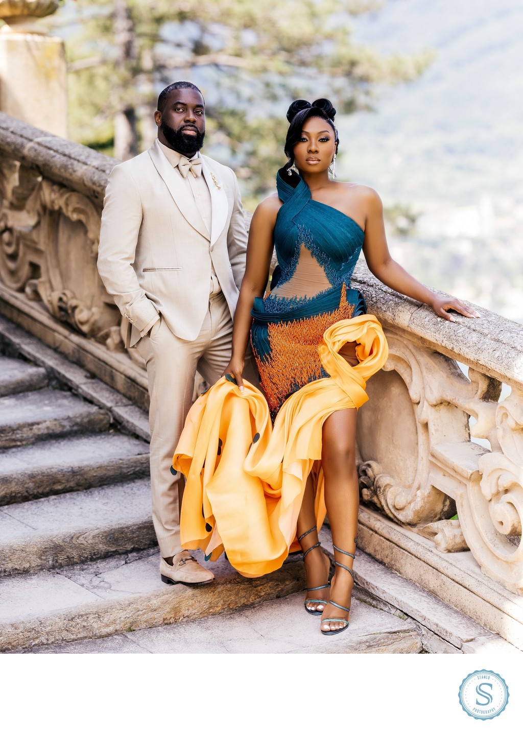 Lake Como Engagement Villa del Balbianello