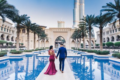 Burj Khalifa Engagement Photos | Stunning Moments 