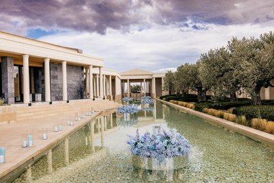 Amanzoe Wedding Blue