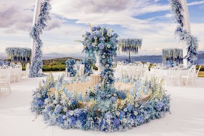 Amanzoe Wedding Decor