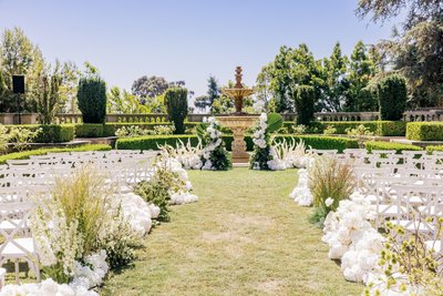 Greystone Wedding Ceremony Flowers