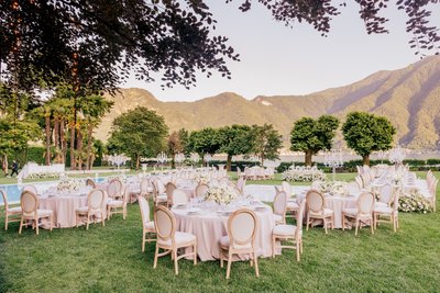 Villa Balbiano Wedding Decor