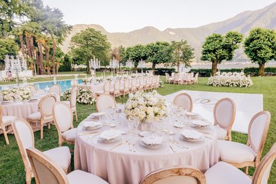 Villa Balbiano Wedding Reception