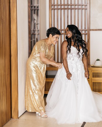 Wedding Simone Biles Mom