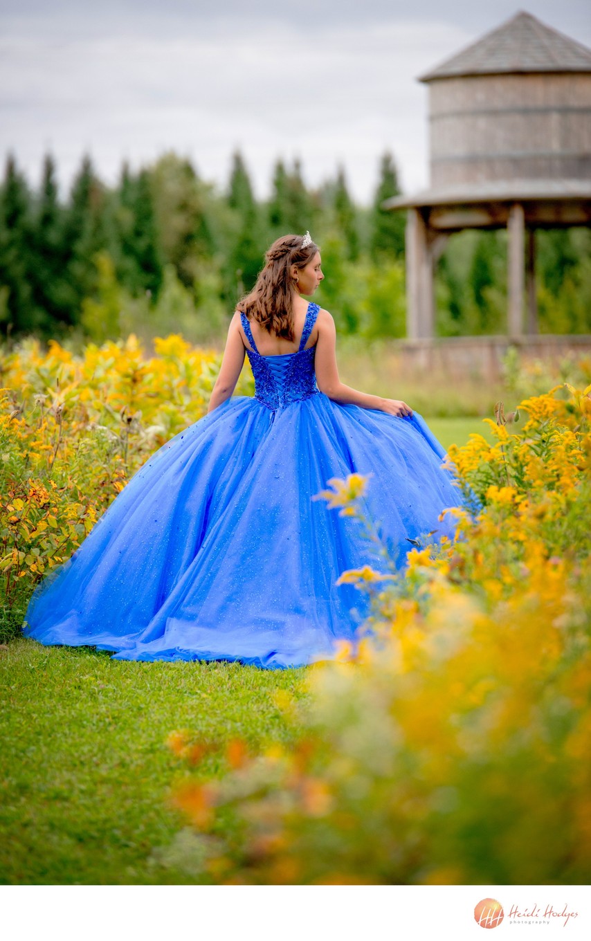 Quinceanera in the field