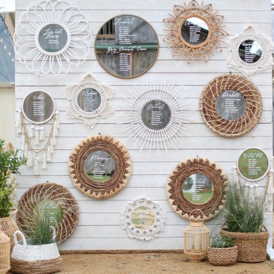 original wedding seating chart idea