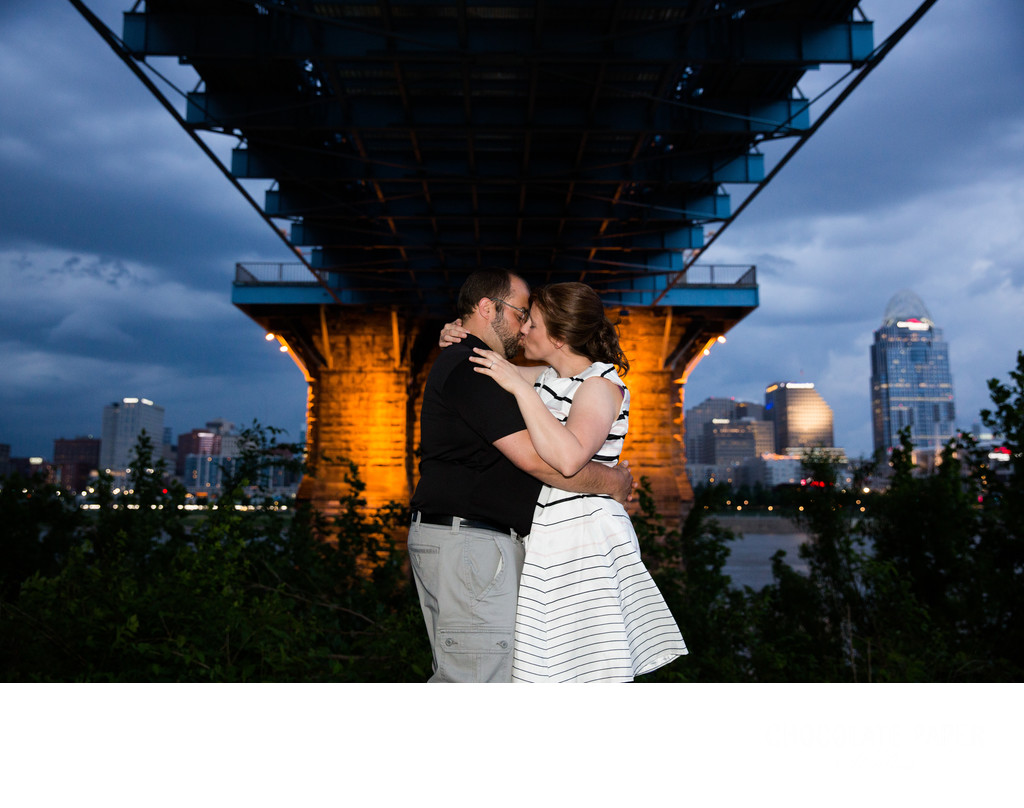 Summer Engagement Session at George Rogers Clark Park