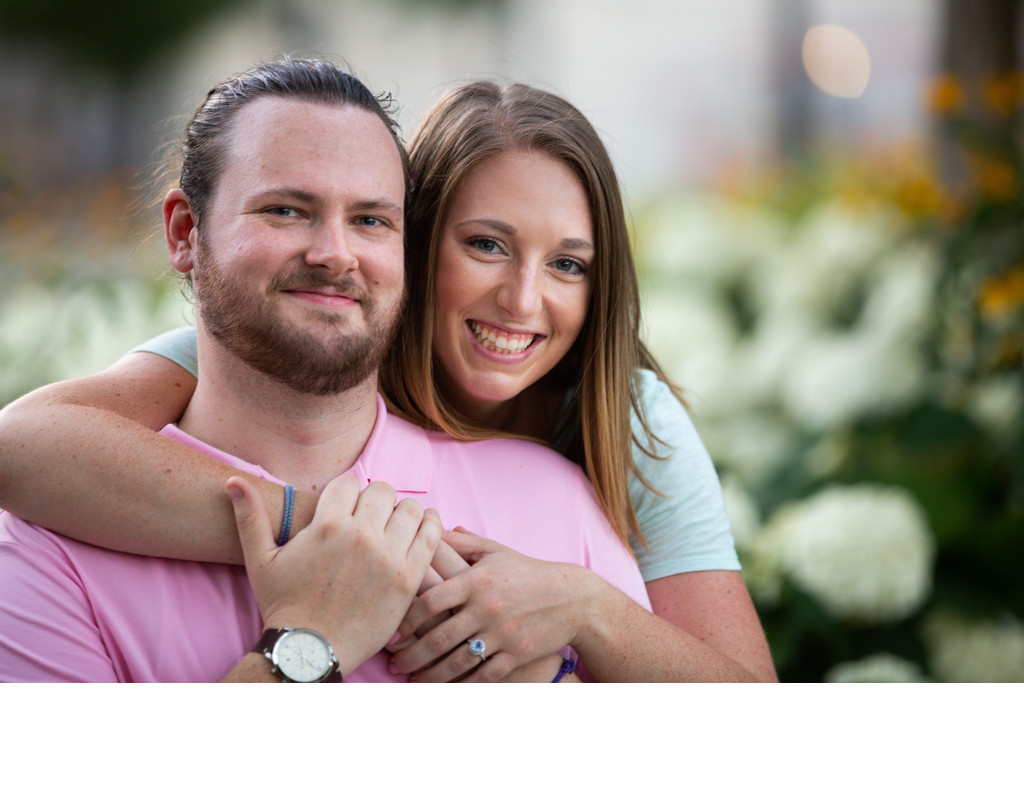 Summer Engagement Session in Smale Park