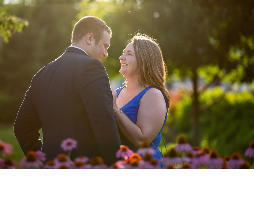 Summer Engagement Session in Smale Park