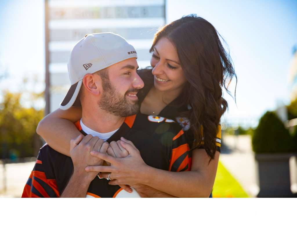 Opposing Football Fans Engagement Session at Paul Brown Stadium