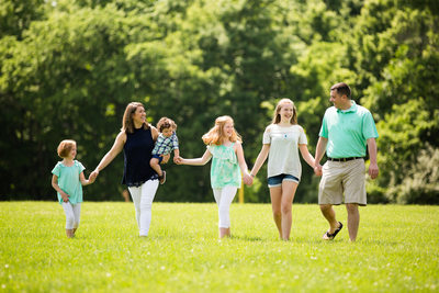 Summer Family Photo Session at President's Park