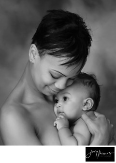 mom and baby photography