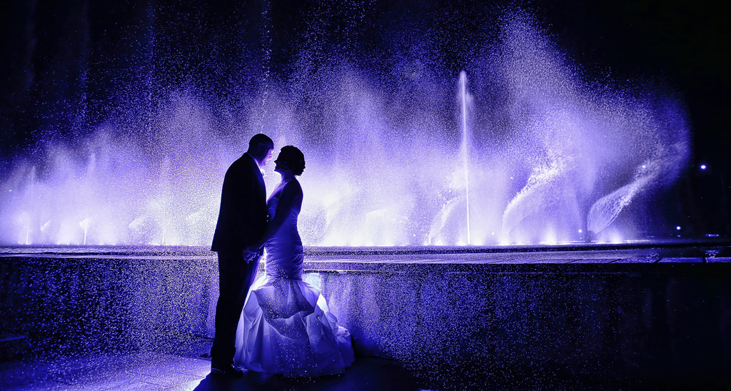 Los Angeles Weddings Water Fountain San Pedro