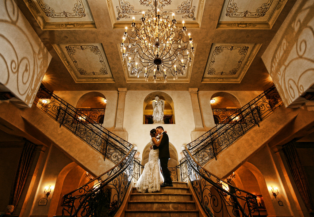 Ayres Hotel Wedding, Staircase