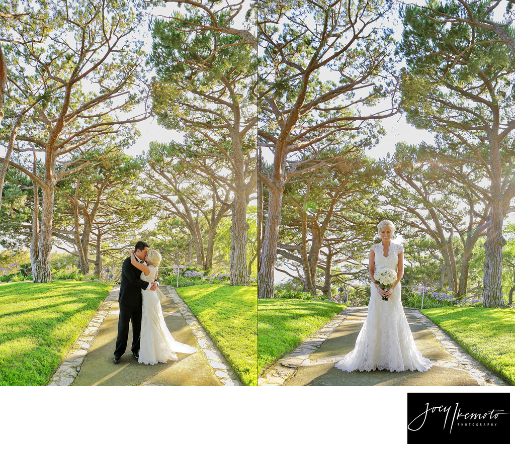wayfarers chapel wedding beautiful trees