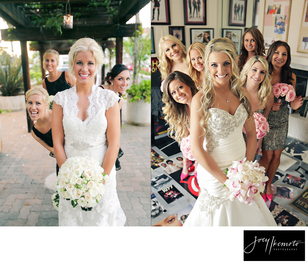 Bridesmaids fun shot