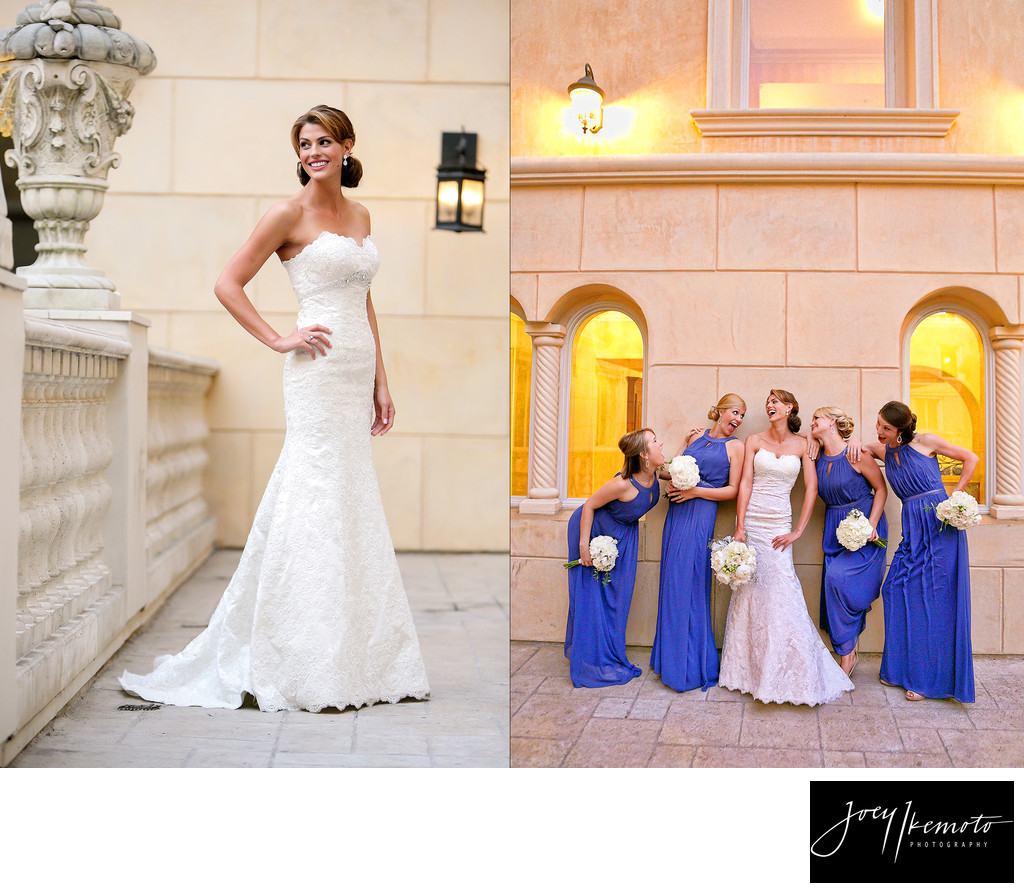 Ayres hotel wedding Manhattan bride and bridesmaid