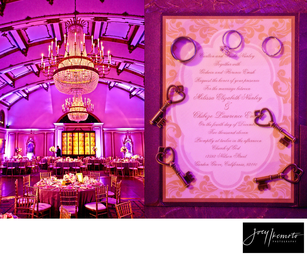 Langham hotel pasadena room and invite