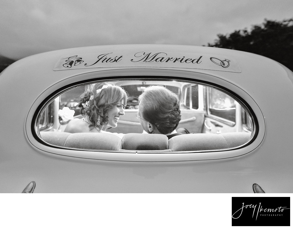 Trump international wedding Getaway Car