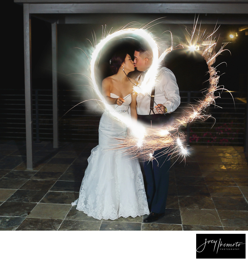 Los Verdes Country Club Heart Sparklers