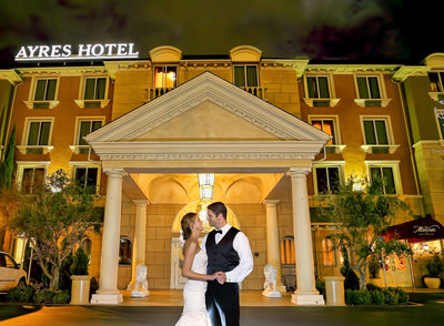 Ayres Hotel Wedding Night Photography