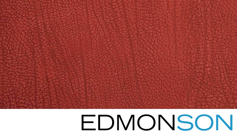 Tamarillo Contemporary Leather Cover Swatch Detail