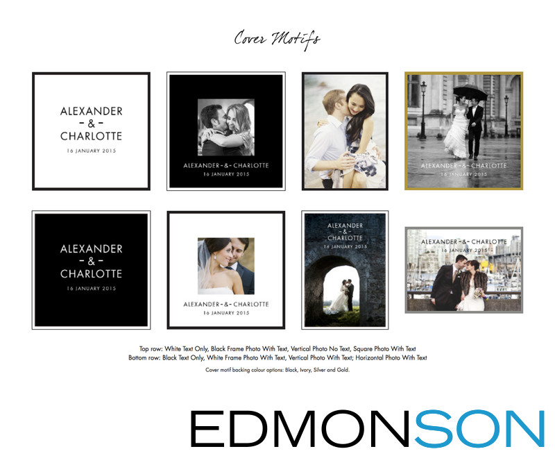 Wedding Album Cover Motifs & Customization