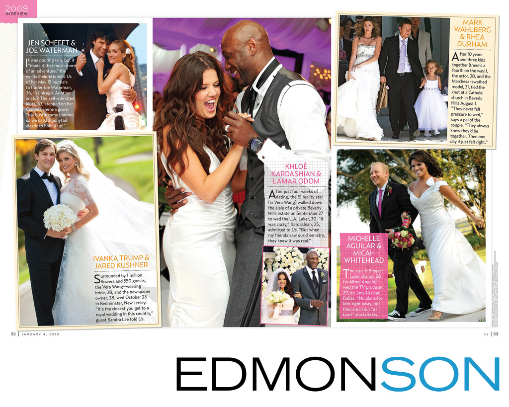 Us Weekly 2009 Weddings In Review With Biggest Loser