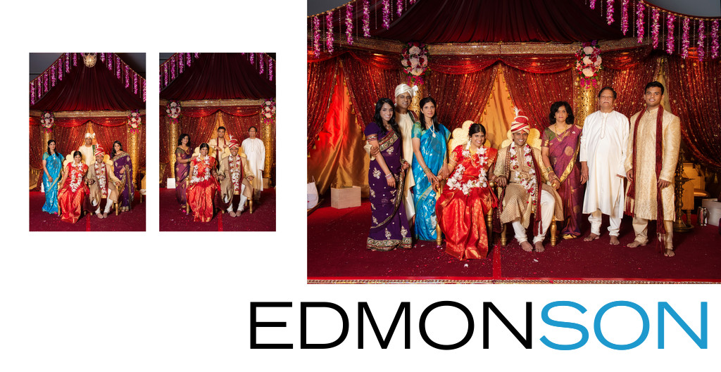 Dallas Indian Wedding Family Formals