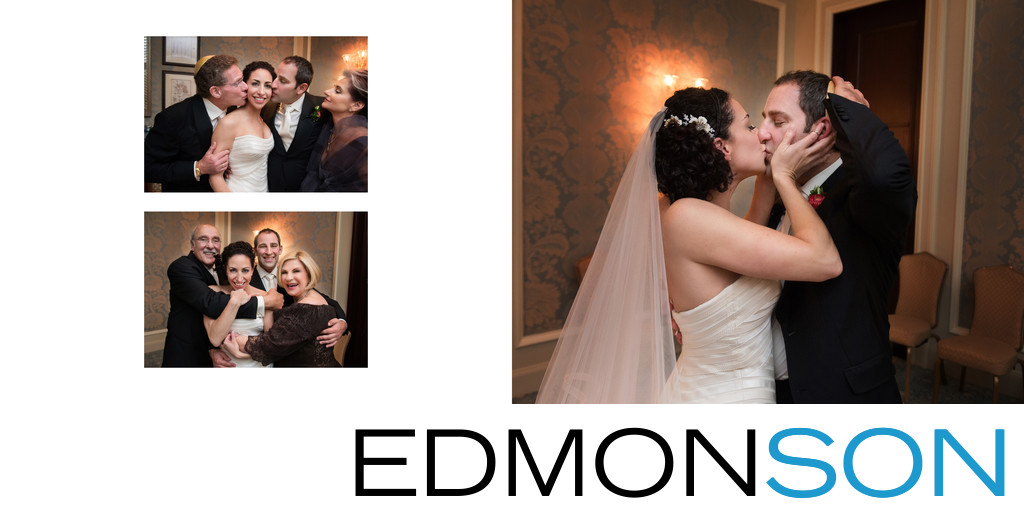 Hugs & Kisses After Dallas Jewish Wedding