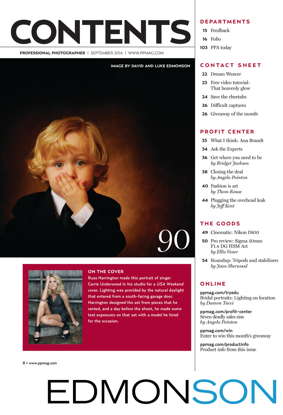 Oops! Cute Ring Bearer Featured in Photography Magazine