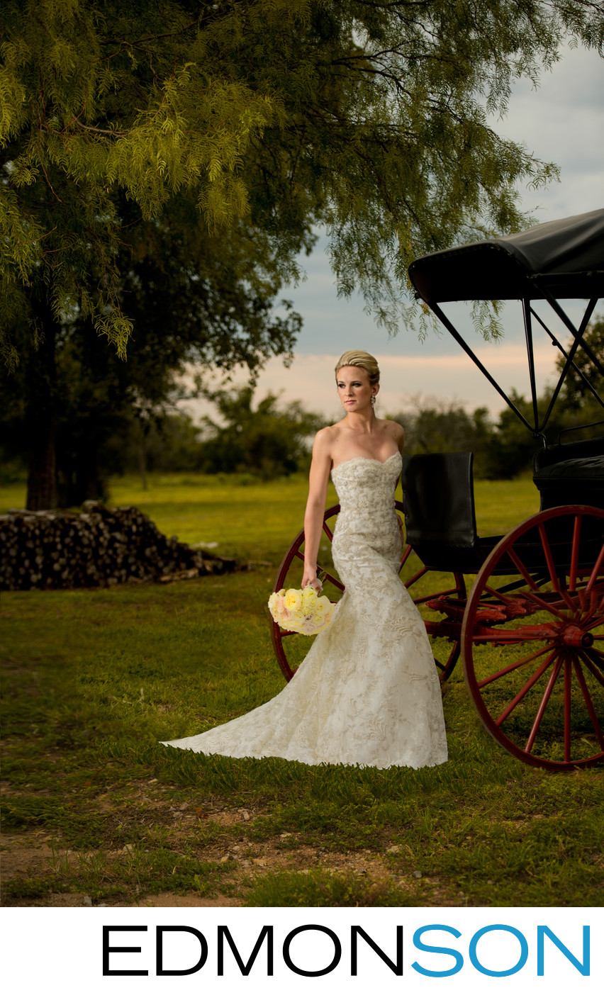 DFW Rustic Outdoor Bridal Portrait Sizzles