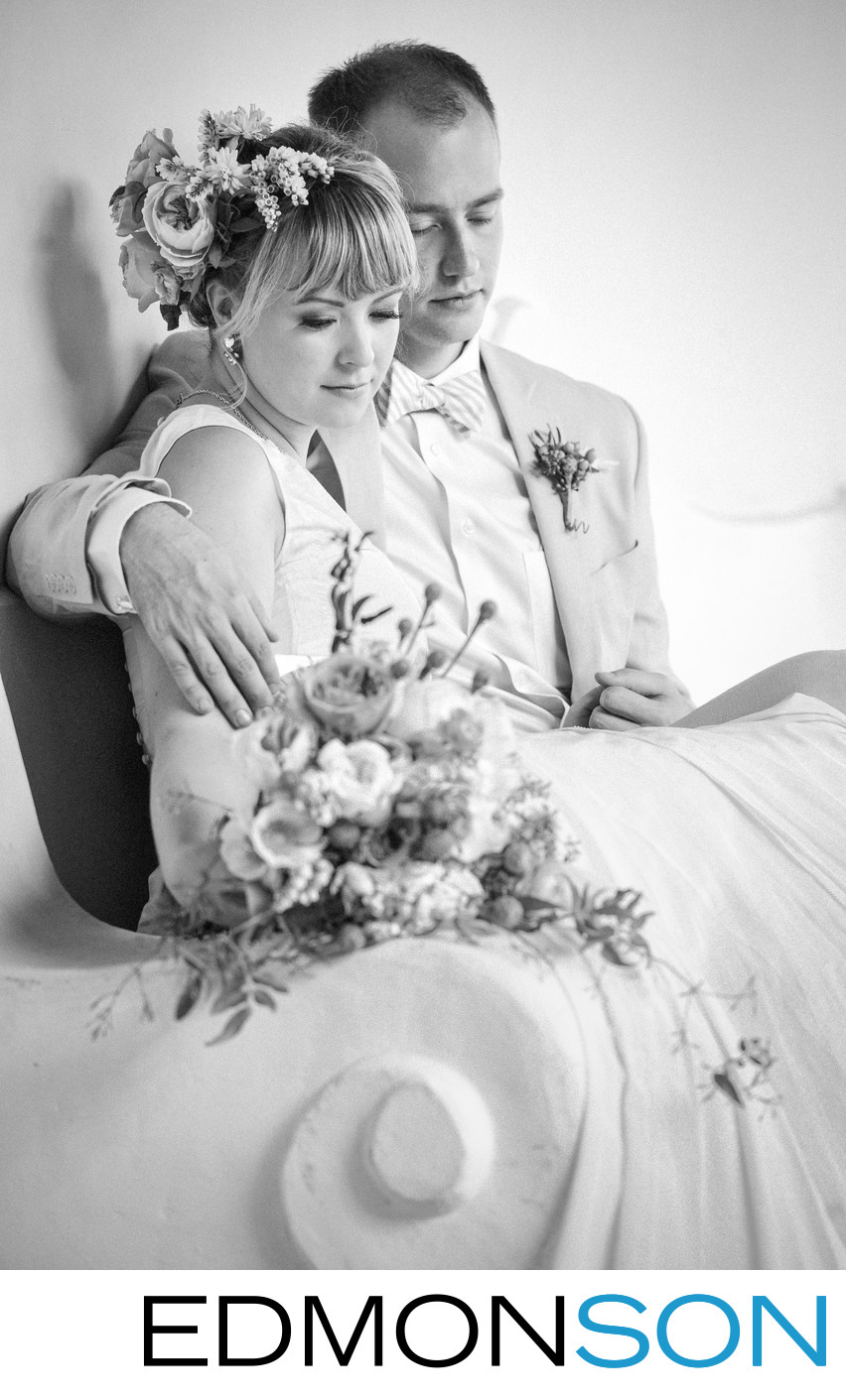 Los Poblanos Bride & Groom Share Special Wedding Moment