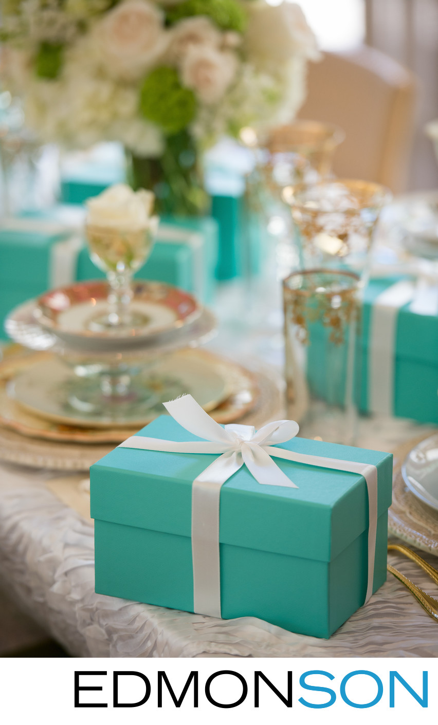 Tiffany's Box Awaits Bridesmaids Luncheon At Fearing's