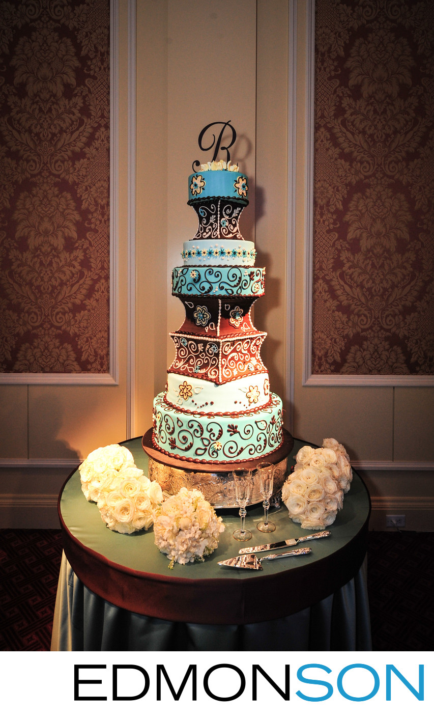 Luxury Wedding Cake At Ritz-Carlton Dallas