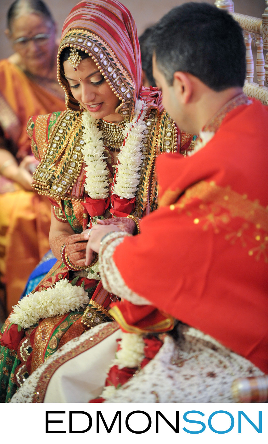 Indian Wedding In Houston Ceremony Ring Exchange