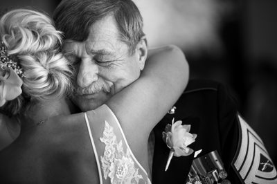 Emotional Bride Tells Father Goodbye