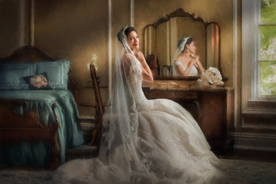 Gorgeous Aldredge House Bridal Portrait In Dallas Texas