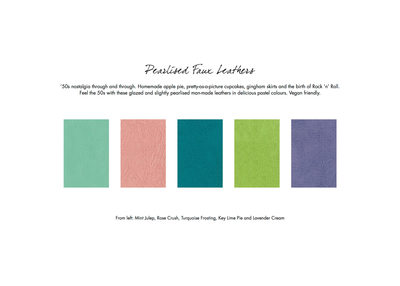 Pearlised Faux Leathers Wedding Album Cover Materials