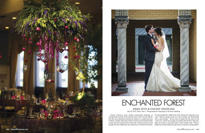 Enchanted Forest Themed Inside Weddings Feature