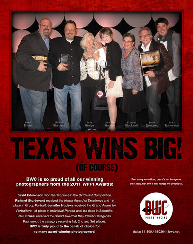  Award-Winning Dallas Professional Photographers BWC Ad