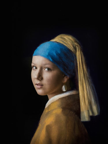 Girl With The Pearl Earring - Vermeer Tribute