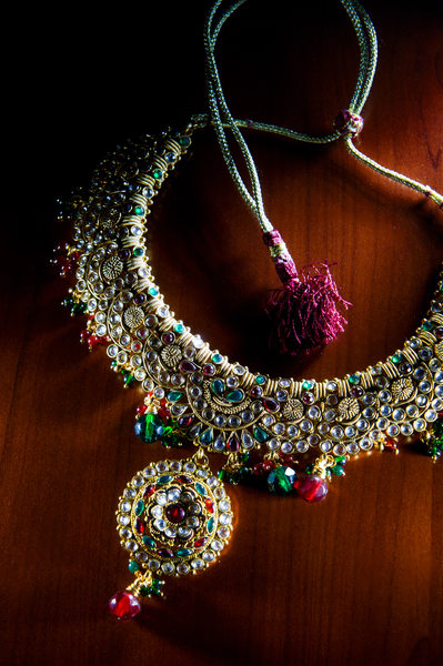 Indian Wedding Jewelry Before Ceremony