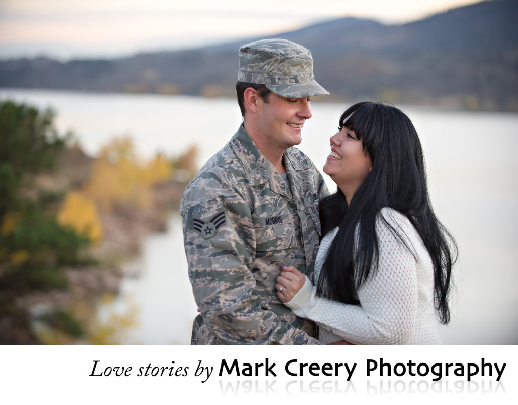 Air Force engagement photos in Colorado