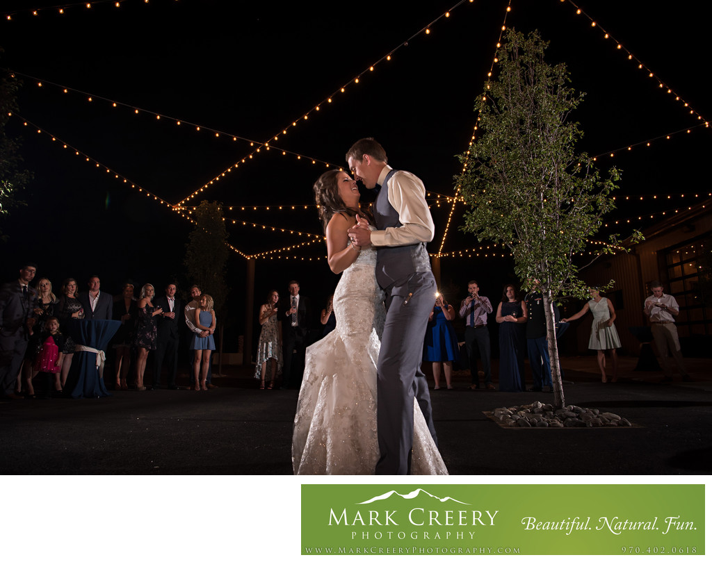 Reception at Spruce Mountain Ranch wedding