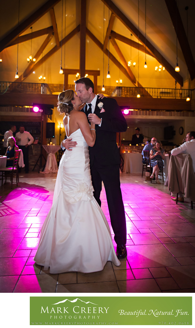 First Dance At Della Terra Wedding Reception Colorado Wedding